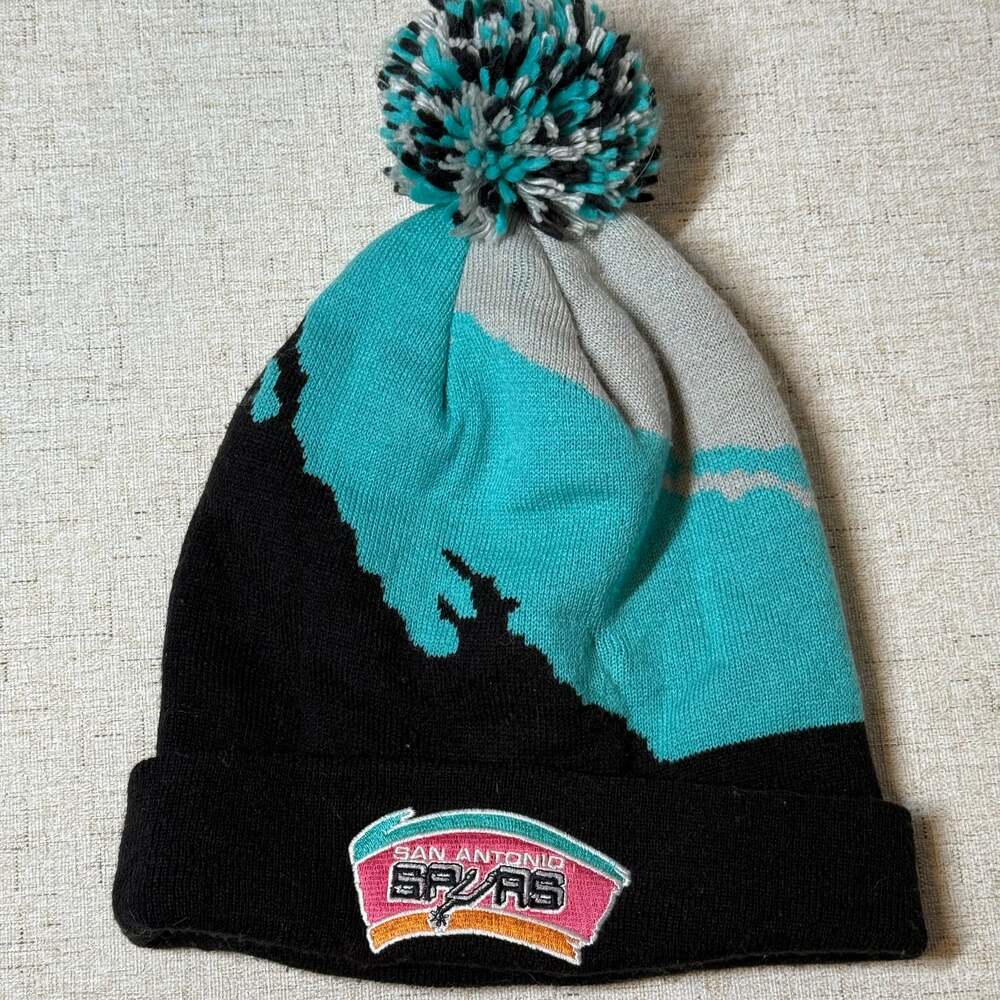 San Antonio Spurs Mitchell & Ness Cap Beanie Winter
